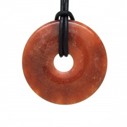 Donuts Pierre, rond Quartz de feu 40 mm