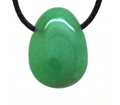 Pendentif Pierre trouée, Aventurine