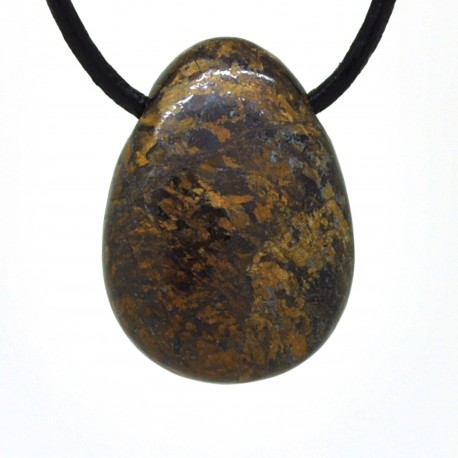 Pendentif Pierre trouée, Bronzite