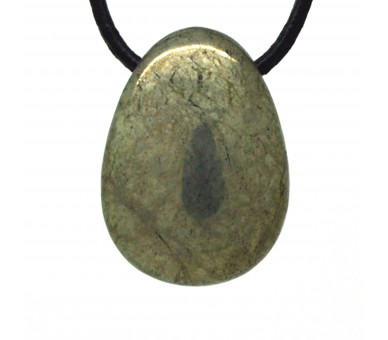 Pendentif Pierre trouée, Pyrite