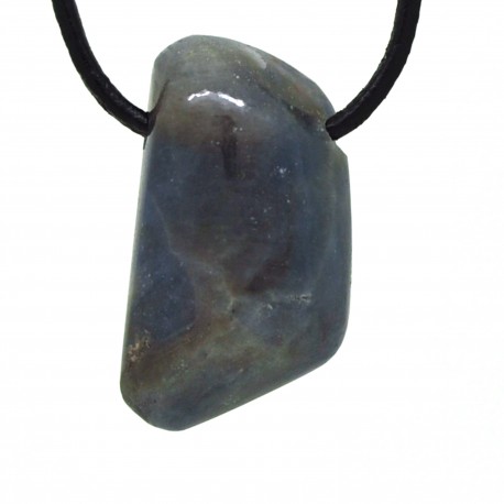 Pendentif Pierre trouée, Saphir