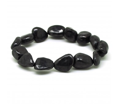 Bracelet Pierre roulée, Shungite