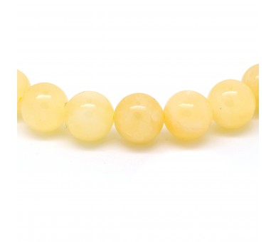 Bracelet Pierre, perles de Calcite jaune