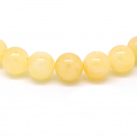 Bracelet Pierre, perles de Calcite jaune