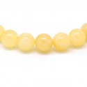 Bracelet Calcite jaune, perles 8 mm