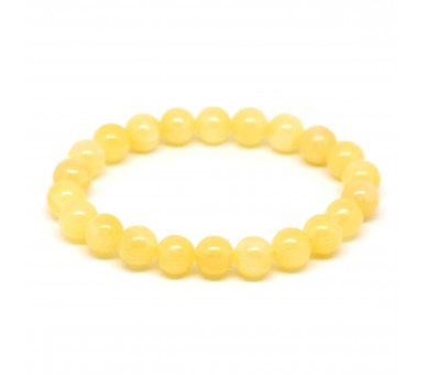 Bracelet Pierre, perles de Calcite jaune