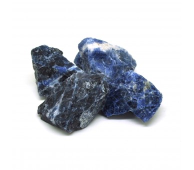 Sodalite, Pierre brute, par 100 grammes.