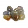 Agate nature, Pierre roulée, à l'unité