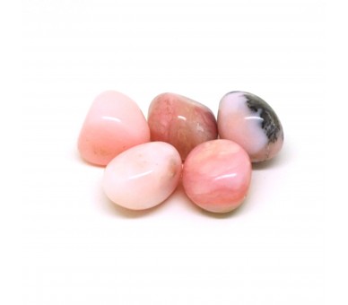Opale rose des Andes, Pierres roulées, par 50 grammes