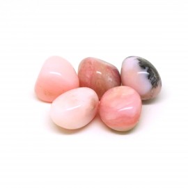 Opale rose des Andes, Pierres roulées, par 50 grammes