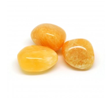 Calcite orange, Pierres roulées, par 50 grammes