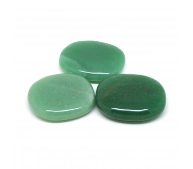Aventurine verte, Pierre plate, à l'unité.