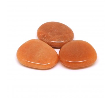 Aventurine rouge, Pierre plate, à l'unité.