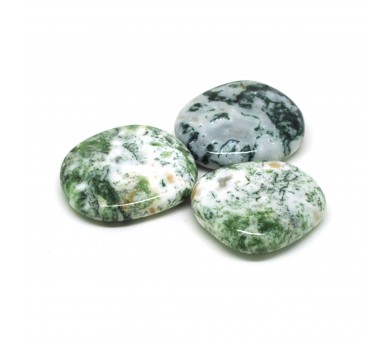 Agate arbre, Pierre plate, à l'unité