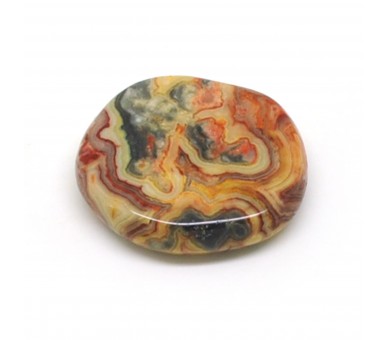 Agate crazy lace, Pierre plate, à l'unité