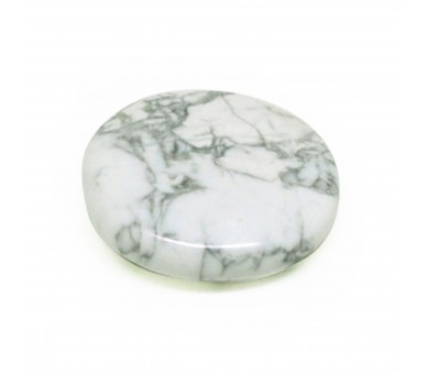 Howlite, Pierre plate, à l'unité