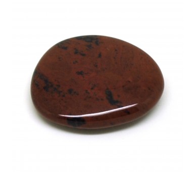 Obsidienne acajou, Pierre plate, à l'unité
