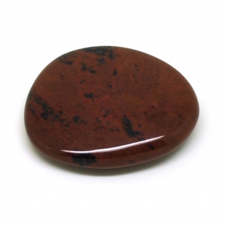 Obsidienne acajou, Pierre plate, à l'unité