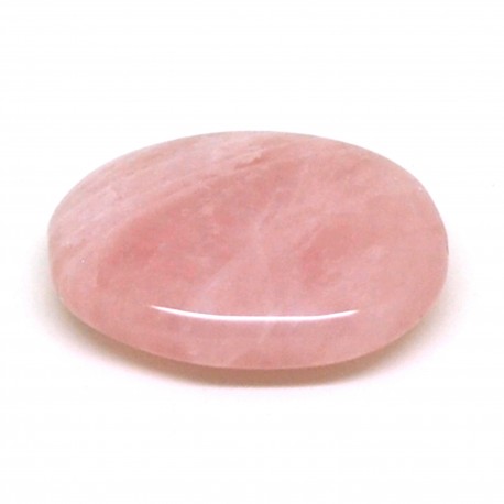 Quartz rose, Pierre plate, à l'unité