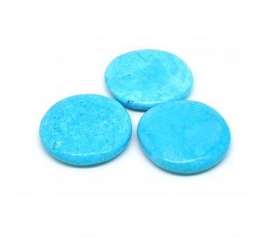 Turquoise, Pierre plate, à l'unité