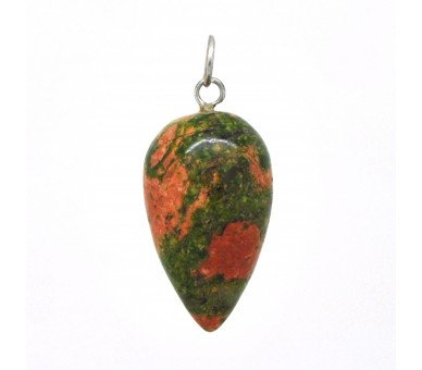 Pendentif Goutte Unakite