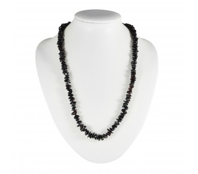Collier ambre poli cerise Lyse