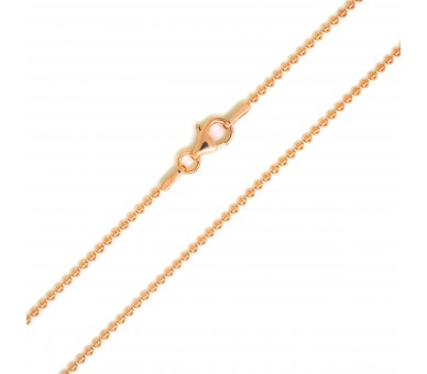 Chaîne argent rosé 925 ( maille Billes)