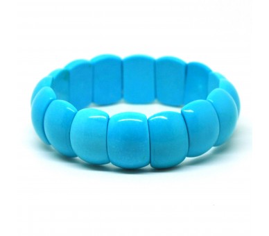 Bracelet de Pierre, rectangle de Turquoise