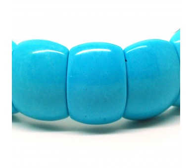 Bracelet de Pierre, rectangle de Turquoise