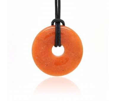 Aventurine rouge, Donuts en Pierre 30 mm
