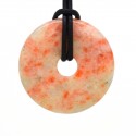 Pierre de soleil naturelle, donuts pierre 40 mm