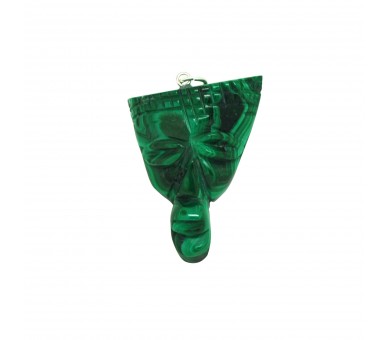 Pendentif Pierre, Malachite masque 2