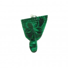 Pendentif Pierre, Malachite masque 2