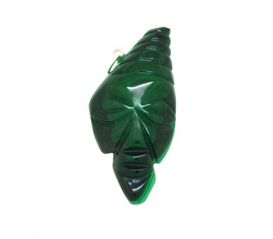 Pendentif Pierre, Malachite masque 5