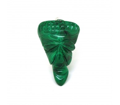 Pendentif Pierre, Malachite masque 8