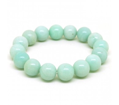 Bracelet perles 12 mm, Amazonite