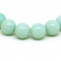 Bracelet Amazonite, perles 12 mm