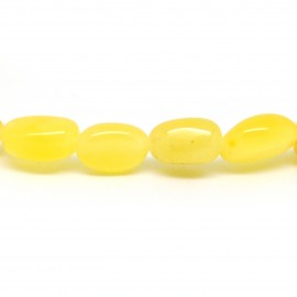Bracelet ambre olives jaunes
