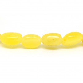 Bracelet ambre olives jaunes