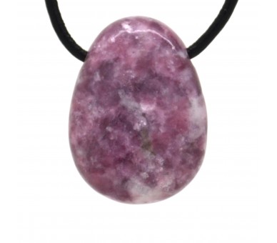 Pendentif Pierre roulée Lépidolite