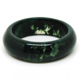 Bague Pierre fine Agate mousse 5 mm