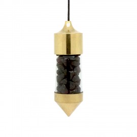 Pendule Laiton et Grenat