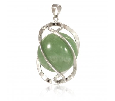 Pendentif spirale aventurine