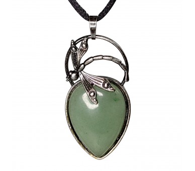 Pendentif libellule, Aventurine