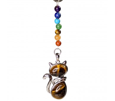 Porte-clé chat, Oeil de tigre