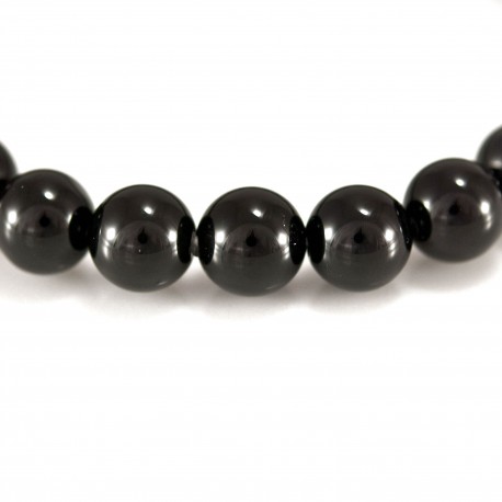 Bracelet perles onyx