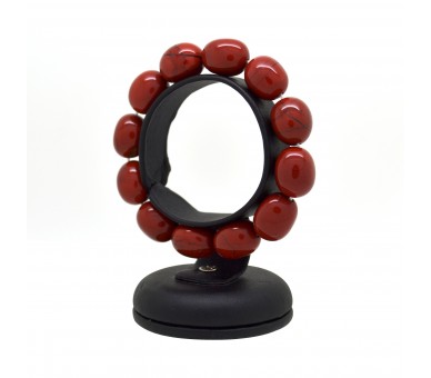 Bracelet Pierre roulée Jaspe rouge