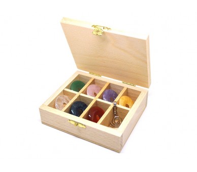 Coffret chakra, 7 donuts 30mm