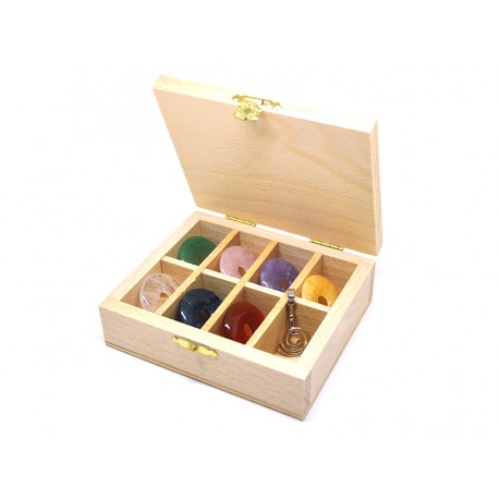Coffret chakra, 7 donuts 30mm
