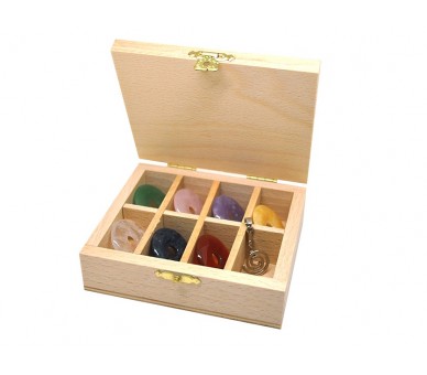 Coffret chakra, 7 donuts 30mm
